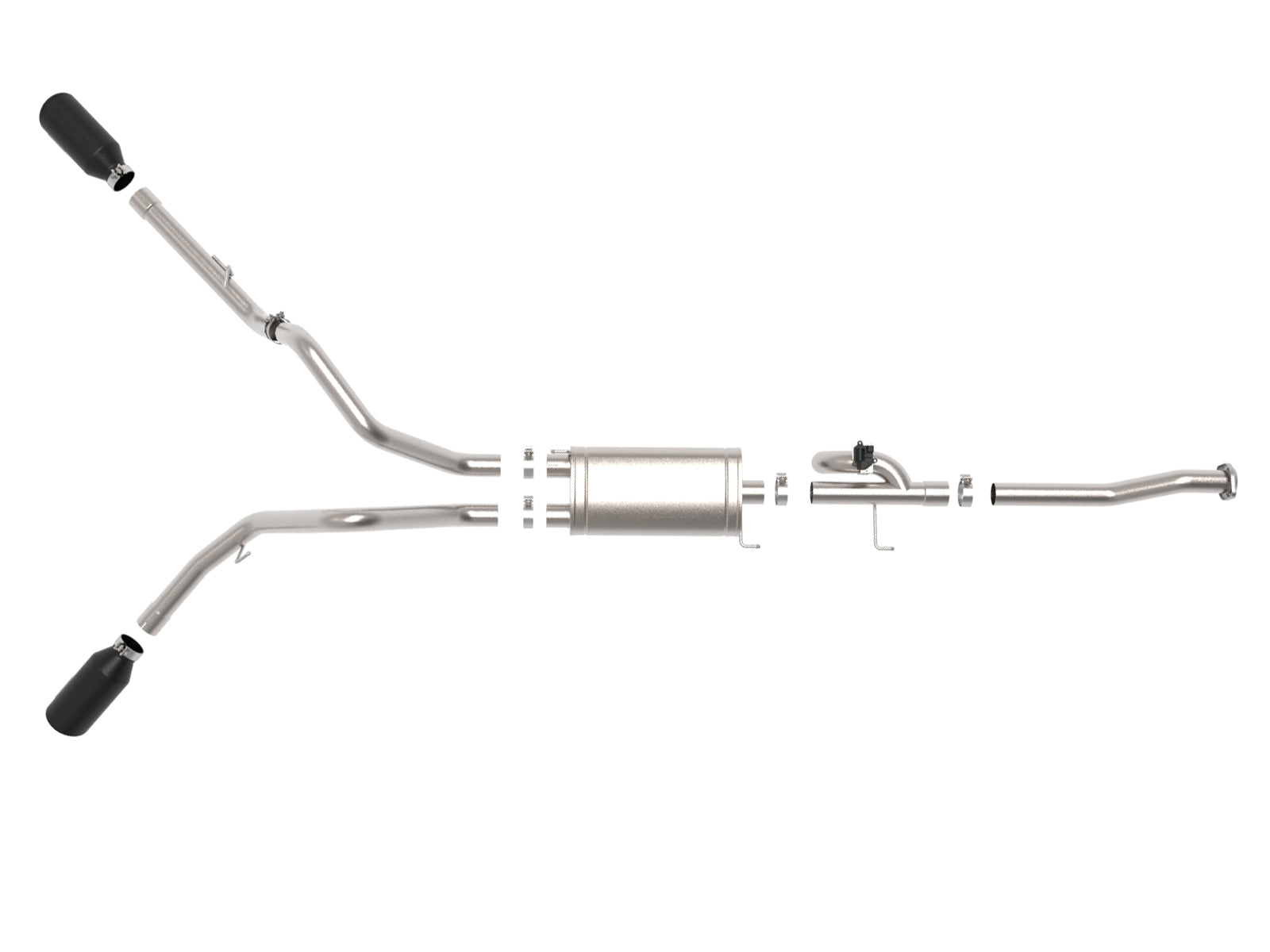 aFe Gemini XV 3in SS Cat-Back w/ Cut-Out | Ford F-150 V6 2.7/3.5L (20-21) (49-33123-B)