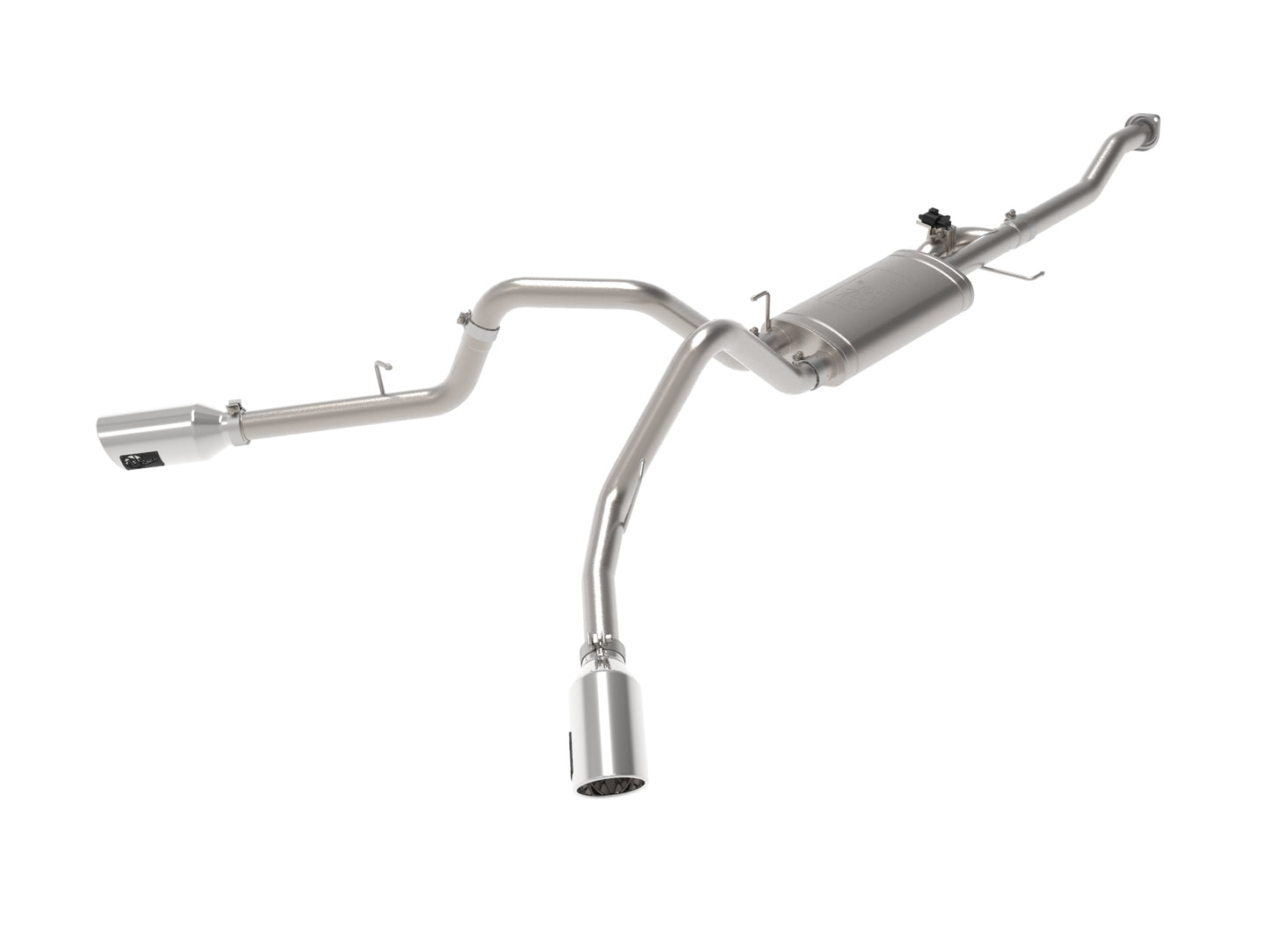 aFe Gemini XV 3in SS Cat-Back Exhaust | Ford F-150 V6 2.7/3.5L (20-21) (49-33123-P)