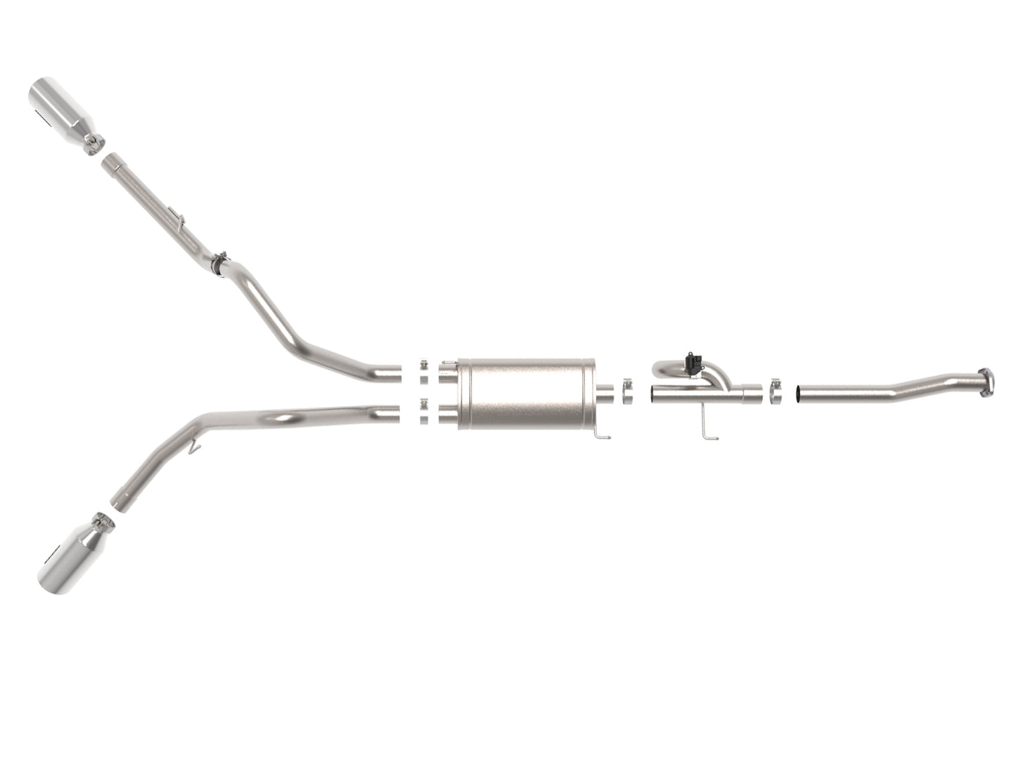 aFe Gemini XV 3in SS Cat-Back Exhaust | Ford F-150 V6 2.7/3.5L (20-21) (49-33123-P)