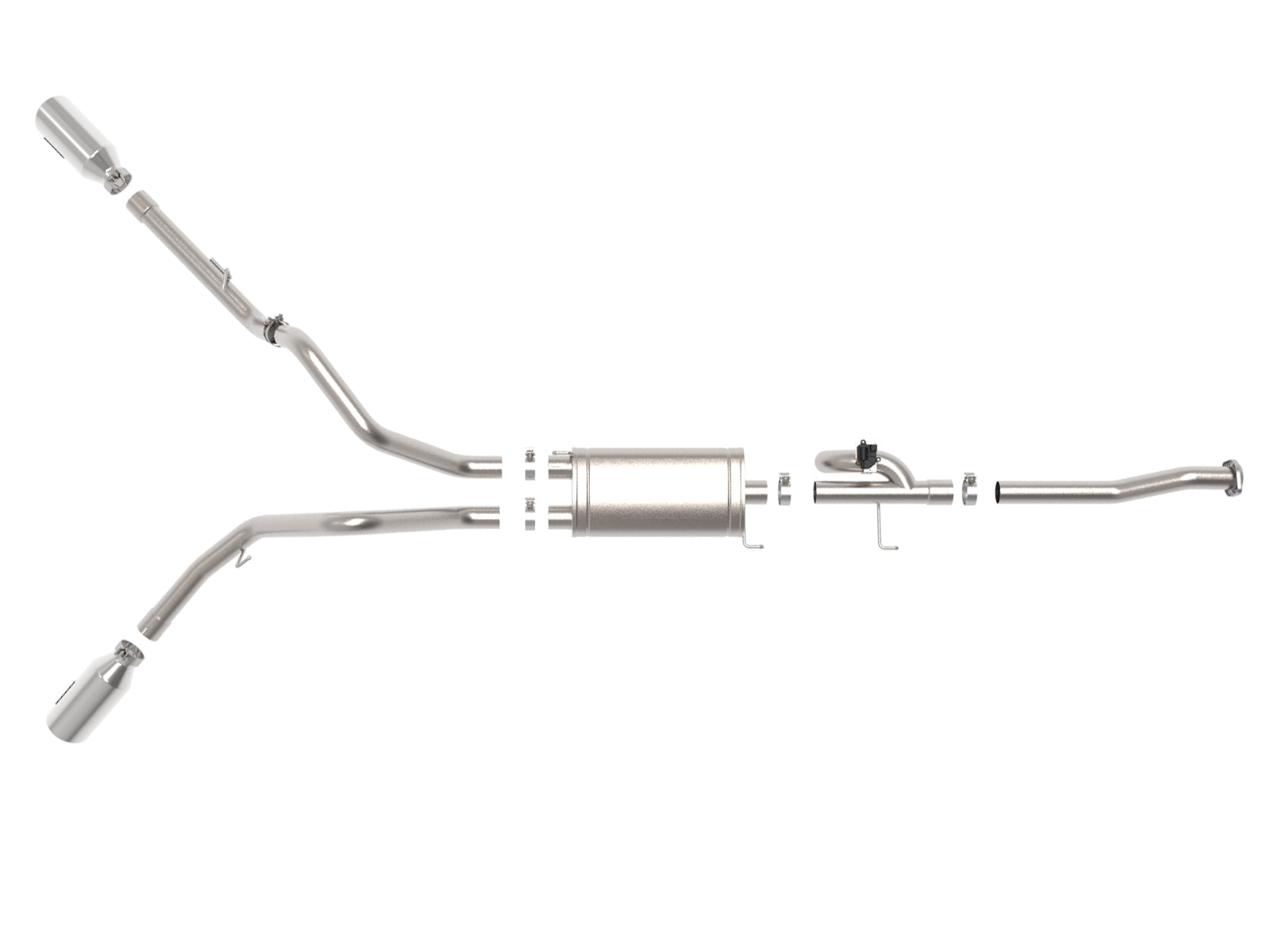 aFe Gemini XV 3in SS Cat-Back Exhaust | Ford F-150 V6 2.7/3.5L (20-21) (49-33123-P)