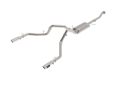 aFe Vulcan Series 3in 304 SS D&S Cat-Back Exhaust | Ford F-150 (21) (49-33127-P)