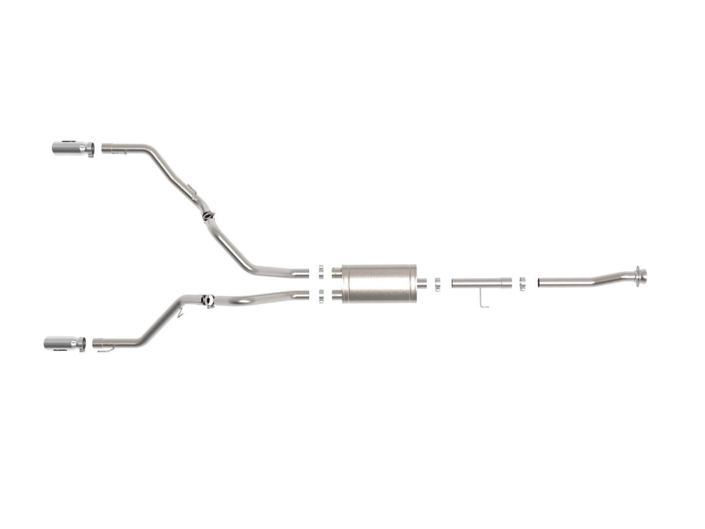 aFe Vulcan Series 3in 304 SS D&S Cat-Back Exhaust | Ford F-150 (21) (49-33127-P)
