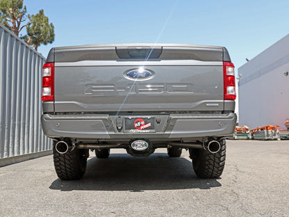 aFe Vulcan Series 3in 304 SS D&S Cat-Back Exhaust | Ford F-150 (21) (49-33127-P)