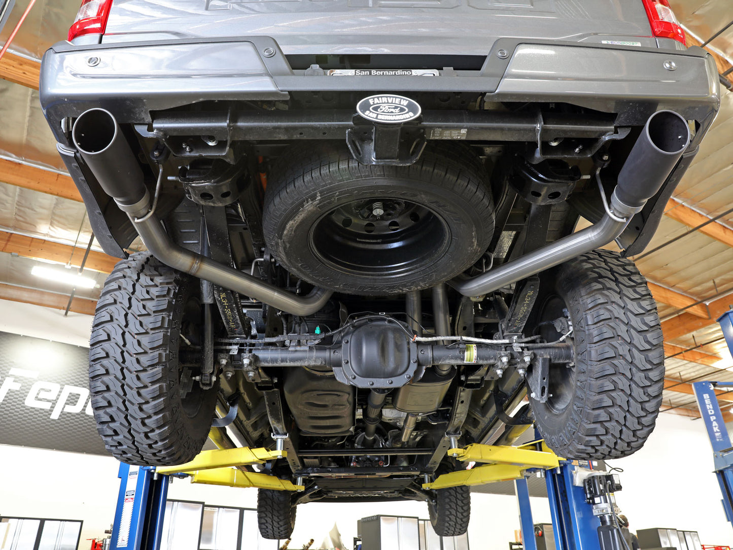 aFe Vulcan Series 3in 304 SS D&S Cat-Back Exhaust | Ford F-150 (21) (49-33127-P)