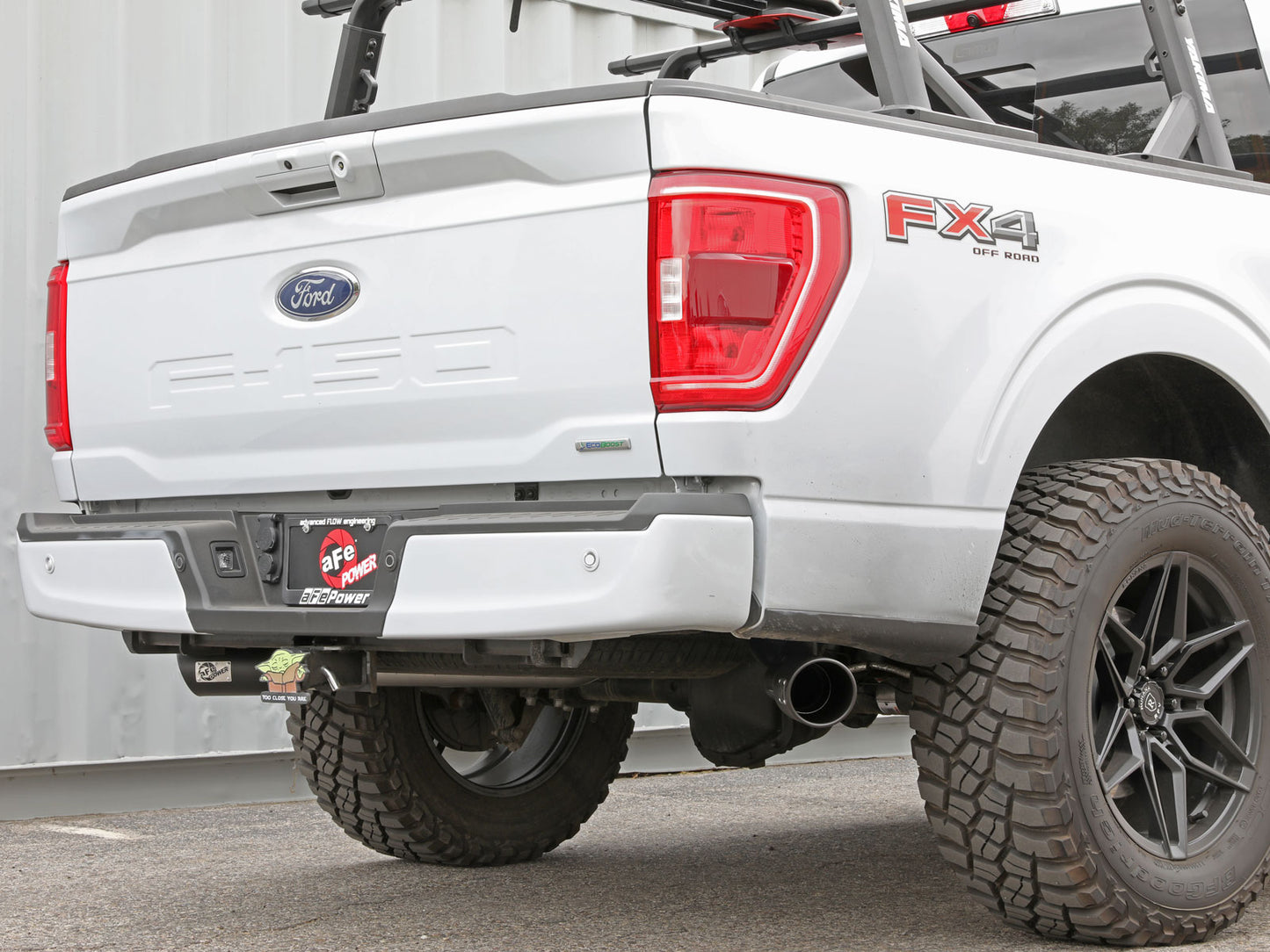 aFe Gemini XV 3in SS Cat-Back Exhaust w/ Cut-Out Black Tips | Ford F-150 (21-24) (49-33129-B)