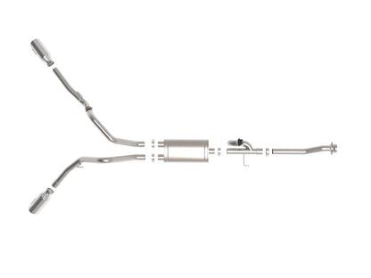 aFe Gemini XV 3in SS Cat-Back Exhaust | Ford F-150 (21) (49-33129-P)