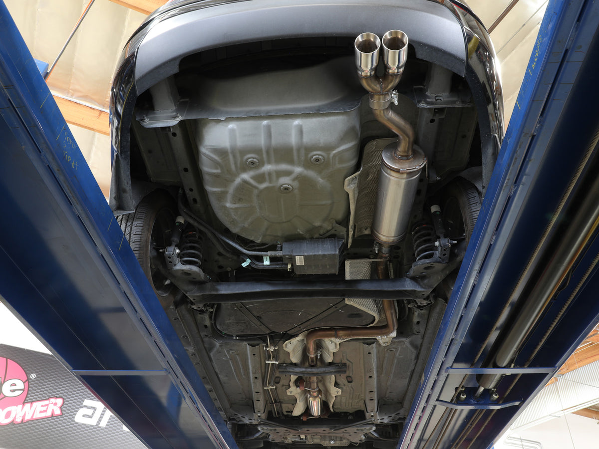 aFe Takeda Series 2 1/2in 304 SS Cat-Back | Ford Fiesta (14-19) L4-1.6L w/ Black Tip (49-33134-B)