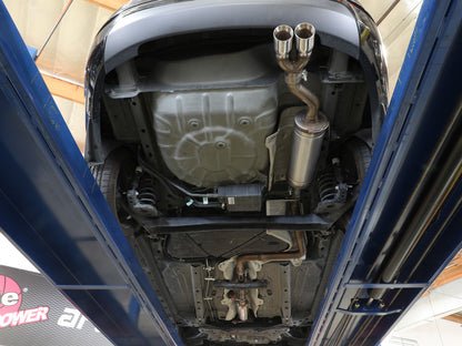 aFe Takeda Series 2 1/2in 304 SS Cat-Back | Ford Fiesta (14-19) L4-1.6L w/ Black Tip (49-33134-B)