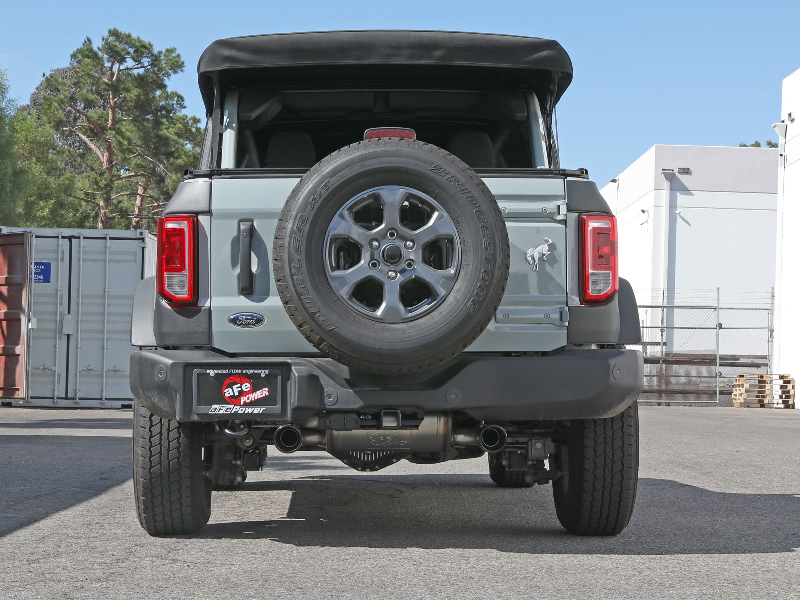 aFe Vulcan 3in to 2.5in SS Axle-Back Exhaust Ford Bronco (21-22) (49-33137-B)