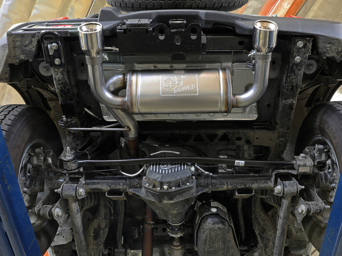 aFe Vulcan 3in to 2.5in SS Axle-Back Exhaust Ford Bronco (21-22) (49-33137-B)