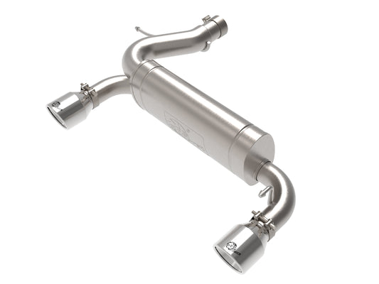 aFe Vulcan 3in to 2.5in SS Axle-Back Exhaust w/ Polished Tips | Ford Bronco (21-24) (49-33137-P)