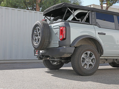 aFe Vulcan Series 3in to 2.5in SS Carbon Cat-Back | Ford Bronco (21-22) (49-33138-C)
