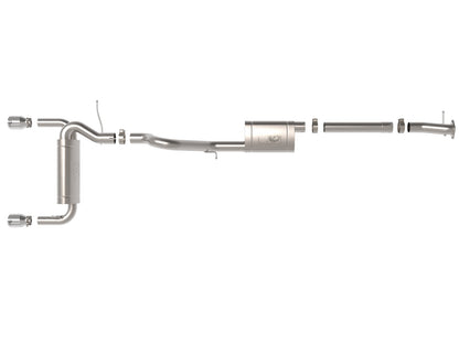 aFe Vulcan Series 3in to 2.5in SS Cat-Back Exhaust | Ford Bronco (21-22) (49-33138-P)