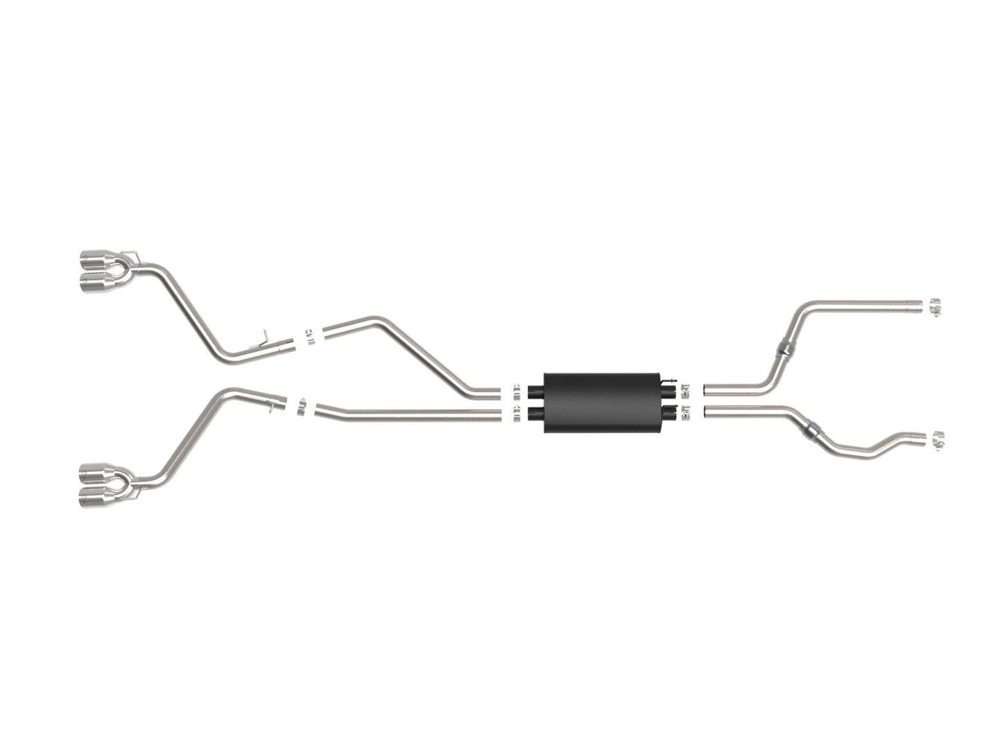 aFe MACH Force-Xp 2.5in SS Cat-Back Exhaust w/ Polished Tip | Ford Explorer (20-22) (49-33139-P)