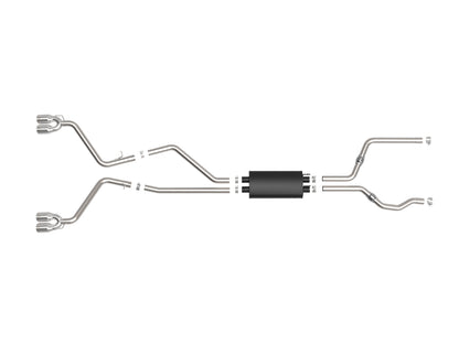 aFe MACH Force-Xp 2.5in SS Cat-Back Exhaust w/ Polished Tip | Ford Explorer (20-22) (49-33139-P)