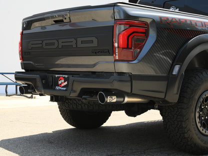 aFe 3in-3.5in Stainless Steel Cat-Back Exhaust System | Ford F-150 (21-24) (49-33151-B)