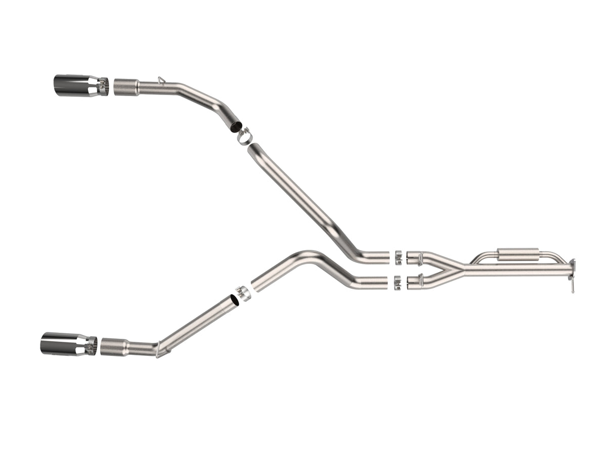 aFe Vulcan Series 3-3.5in SS Cat-Back Exhaust w/Dual 4.5in Tips | Ford F-150 Raptor (21-24) (49-33151-P)