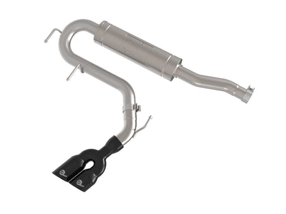 aFe 49-33155-B Cat-Back Stainless Steel w/ Black Tip For Ford Maverick 22-26