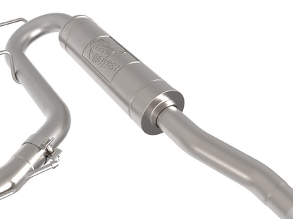 aFe 49-33155-B Cat-Back Stainless Steel w/ Black Tip For Ford Maverick 22-26