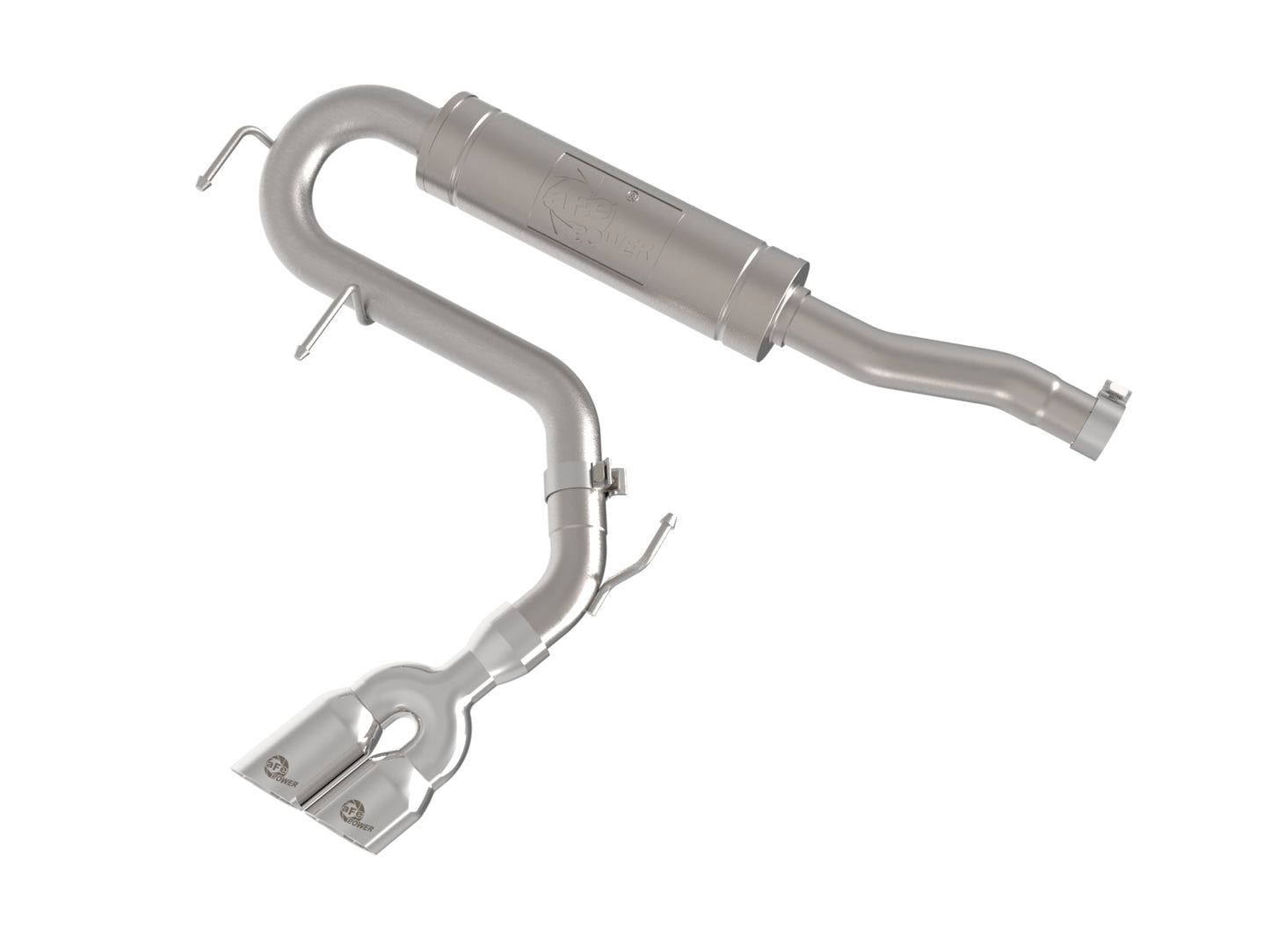 aFe 49-33155-P Cat-Back Stainless Steel w/ Polished Tip For Ford Maverick 22-26