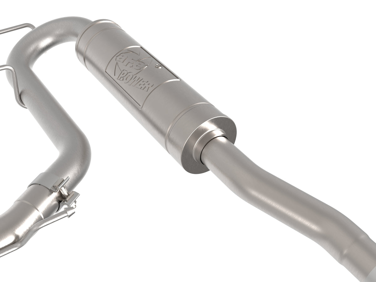 aFe 49-33155-P Cat-Back Stainless Steel w/ Polished Tip For Ford Maverick 22-26