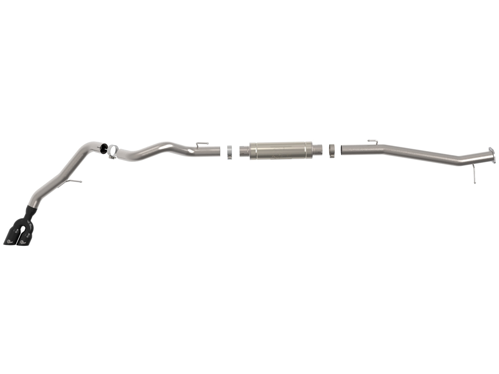 aFe 49-33156-B Vulcan 3in SS Rear-Side Exit Exhaust System For Ford Ranger Raptor 22-26