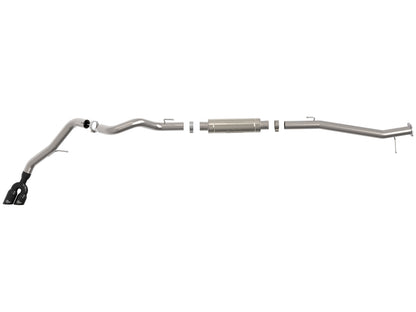 aFe 49-33156-B Vulcan 3in SS Rear-Side Exit Exhaust System For Ford Ranger Raptor 22-26