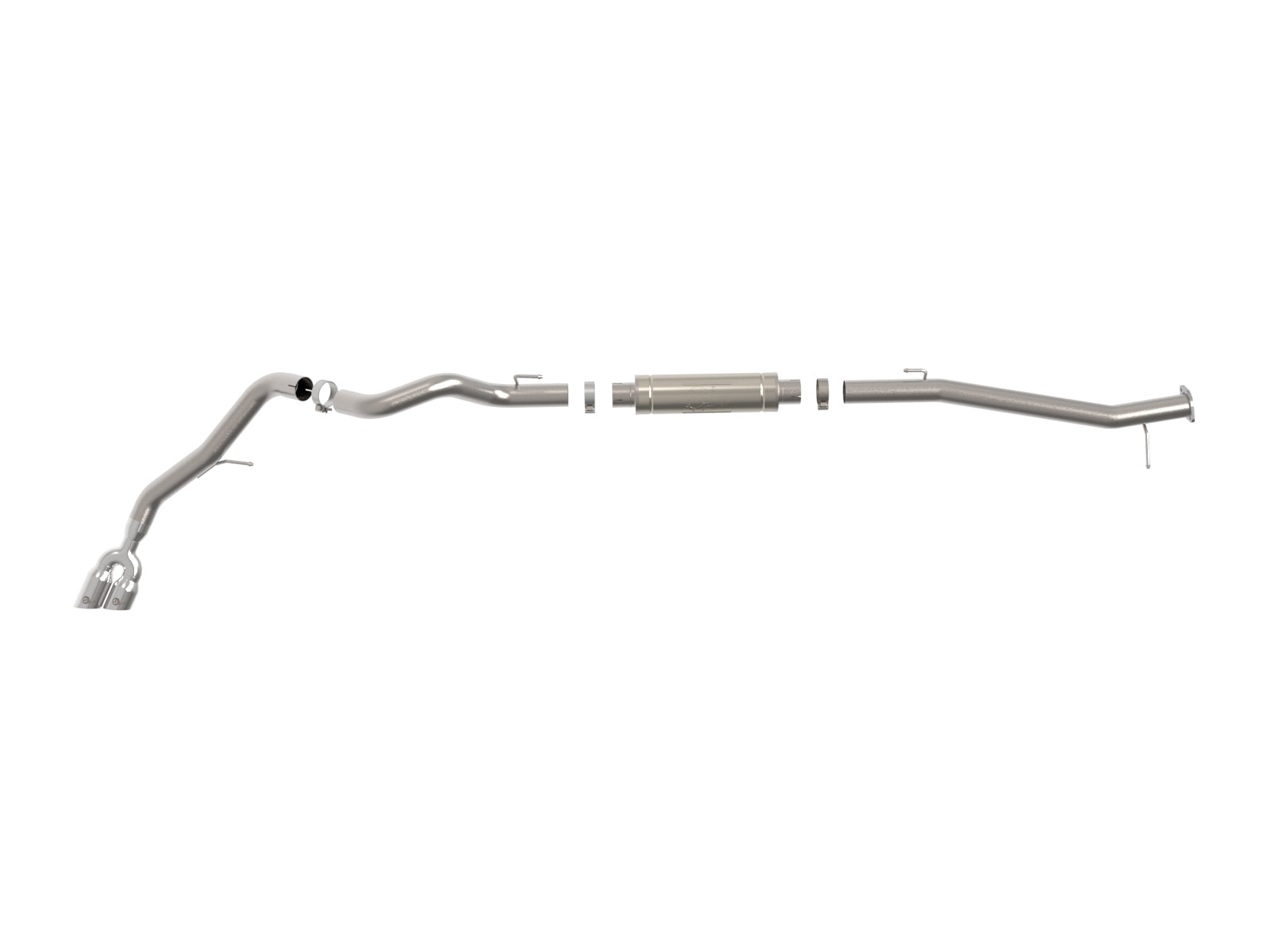 aFe 49-33156-P Vulcan 3in SS Rear-Side Exit Exhaust System For Ford Ranger Raptor 22-26