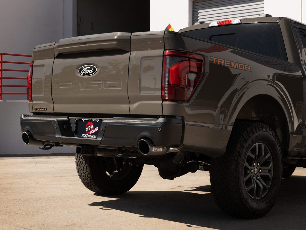 aFe 21-26 Ford F150 Tremor Gemini XV 3IN 304SS Cat-Back Exhaust Dual Rear Exit w/Black Tips