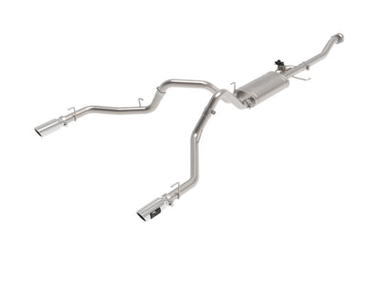 aFe 21-26 Ford F150 Tremor Gemini XV 3IN 304SS Cat-Back Exhaust Dual Rear Exit w/Polished Tips