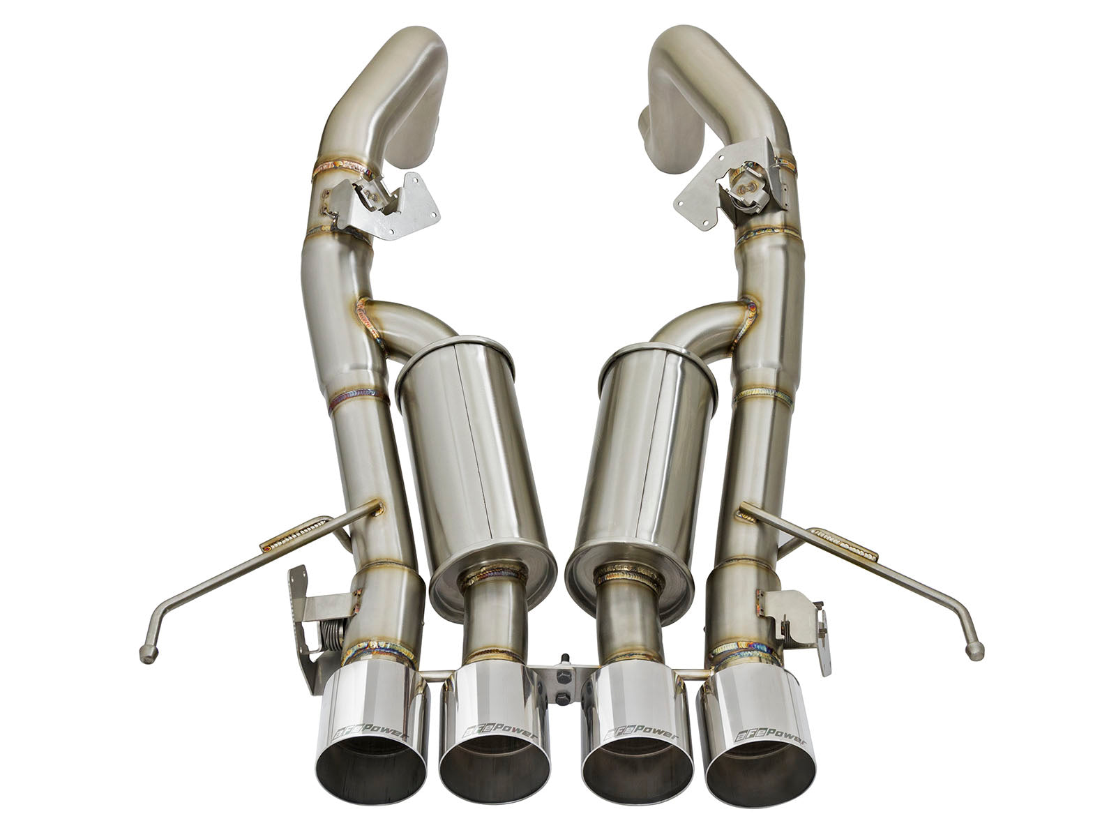 aFe MACH Force-Xp 3in-2.5in SS Axle-Back Exhaust Corvette V8-6.2L (14-17) (49-34056-P)