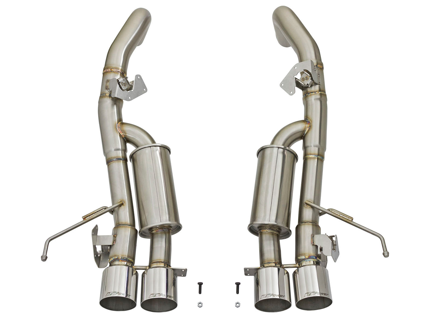 aFe MACH Force-Xp 3in-2.5in SS Axle-Back Exhaust Corvette V8-6.2L (14-17) (49-34056-P)
