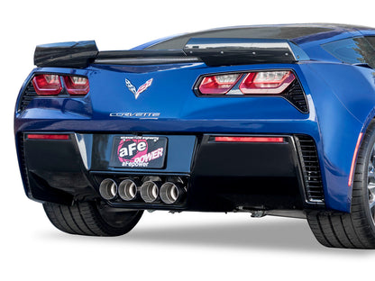 aFe MACH Force-Xp 3in-2.5in SS Axle-Back Exhaust Corvette V8-6.2L (14-17) (49-34056-P)