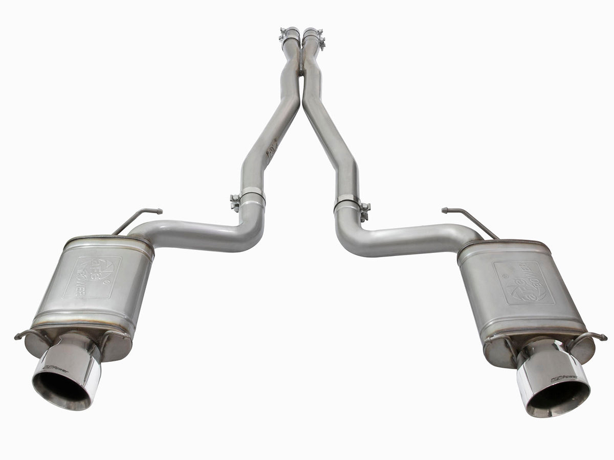 aFe MACH Force-Xp 3in SS Cat-Back Dual Exhaust | Cadillac CTS-V (09-15) (49-34063-P)