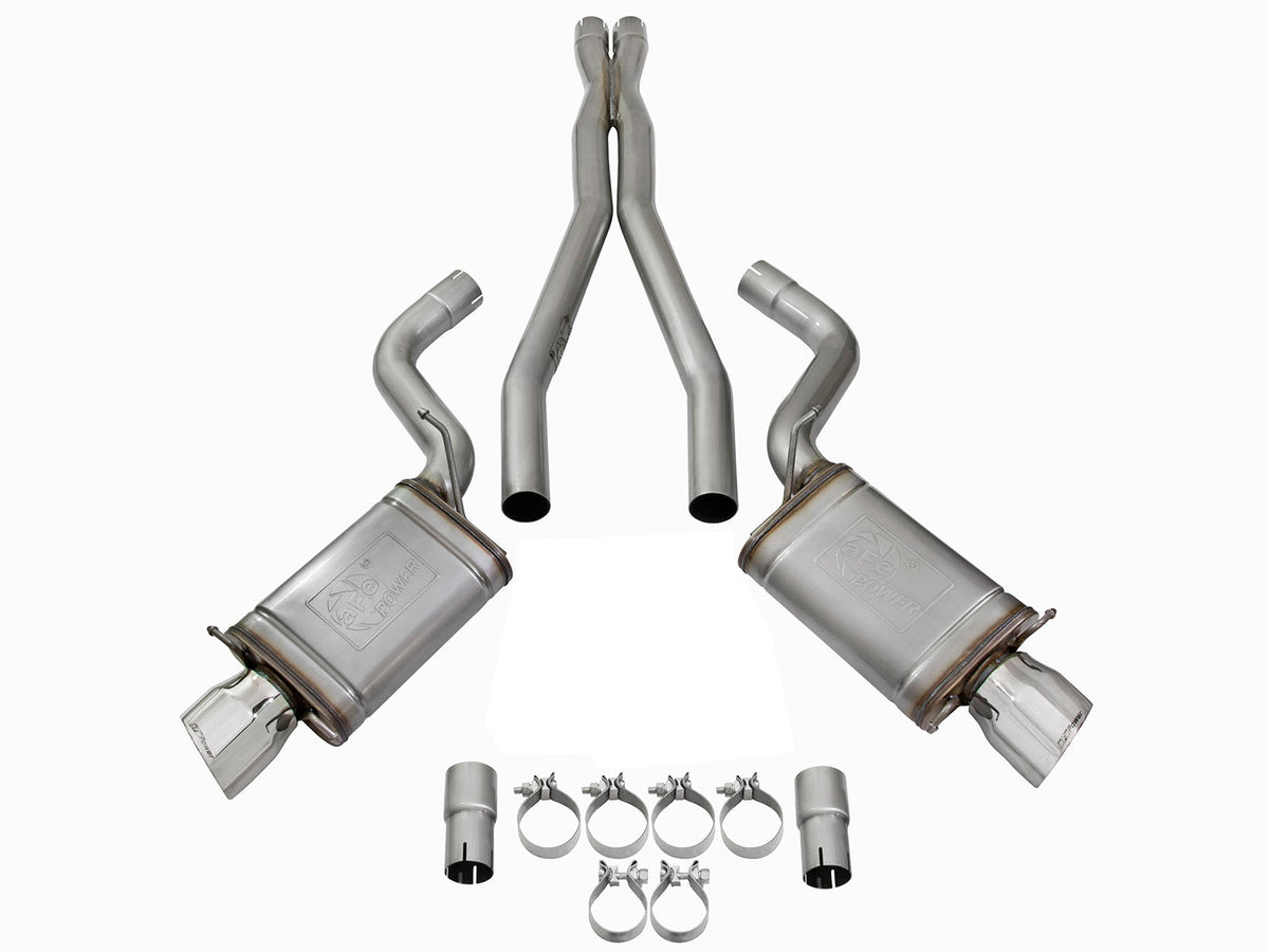 aFe MACH Force-Xp 3in SS Cat-Back Dual Exhaust | Cadillac CTS-V (09-15) (49-34063-P)