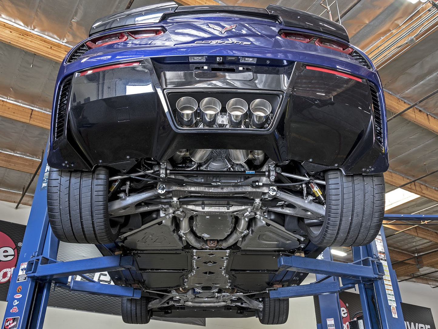 aFe MACH Force-Xp 304 SS Axle-Back Exhaust | Corvette Z06 (15-19) (49-34082-1C)