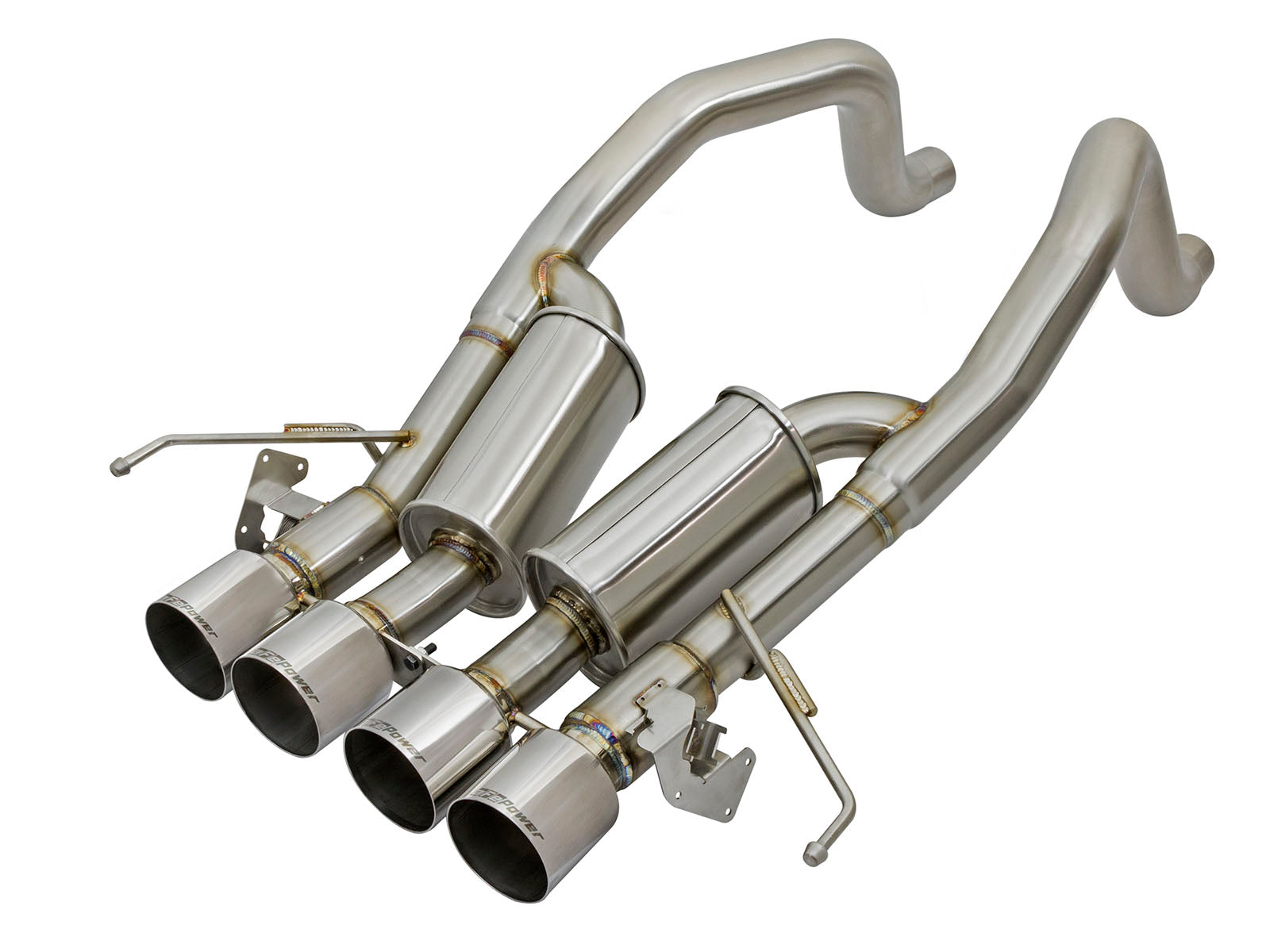 aFe MACH Force-Xp 3in-2.5in 304 SS Axle-Back Exhaust | Chevy Corvette Z06 (15-17) (49-34082-P)