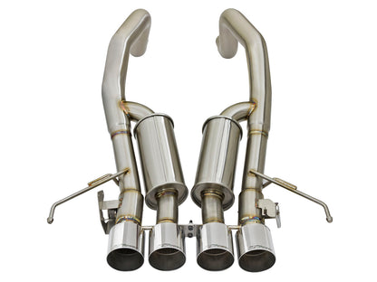 aFe MACH Force-Xp 3in-2.5in 304 SS Axle-Back Exhaust | Chevy Corvette Z06 (15-17) (49-34082-P)