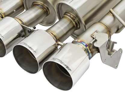 aFe MACH Force-Xp 3in-2.5in 304 SS Axle-Back Exhaust | Chevy Corvette Z06 (15-17) (49-34082-P)