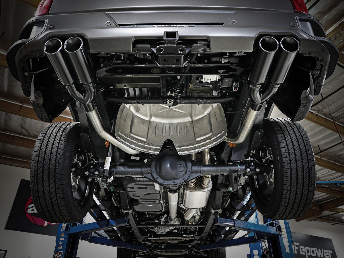 aFe Vulcan 4-3in SS Cat-Back Exhaust GM Silverado/Sierra 1500 V8-6.2L (19) (49-34102-B)
