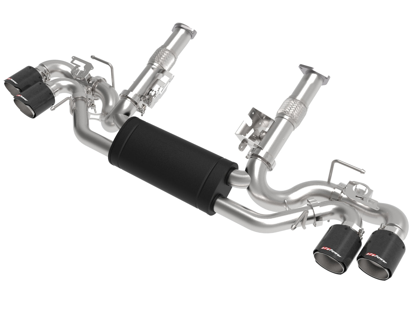 aFe MACH Force-Xp 3in to 2-1/2in Cat-Back Exhaust w/ NPP | Chevy C8 (20-21) (49-34124-C)