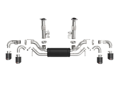 aFe MACH Force-Xp 3in to 2-1/2in Cat-Back Exhaust w/ NPP | Chevy C8 (20-21) (49-34124-C)