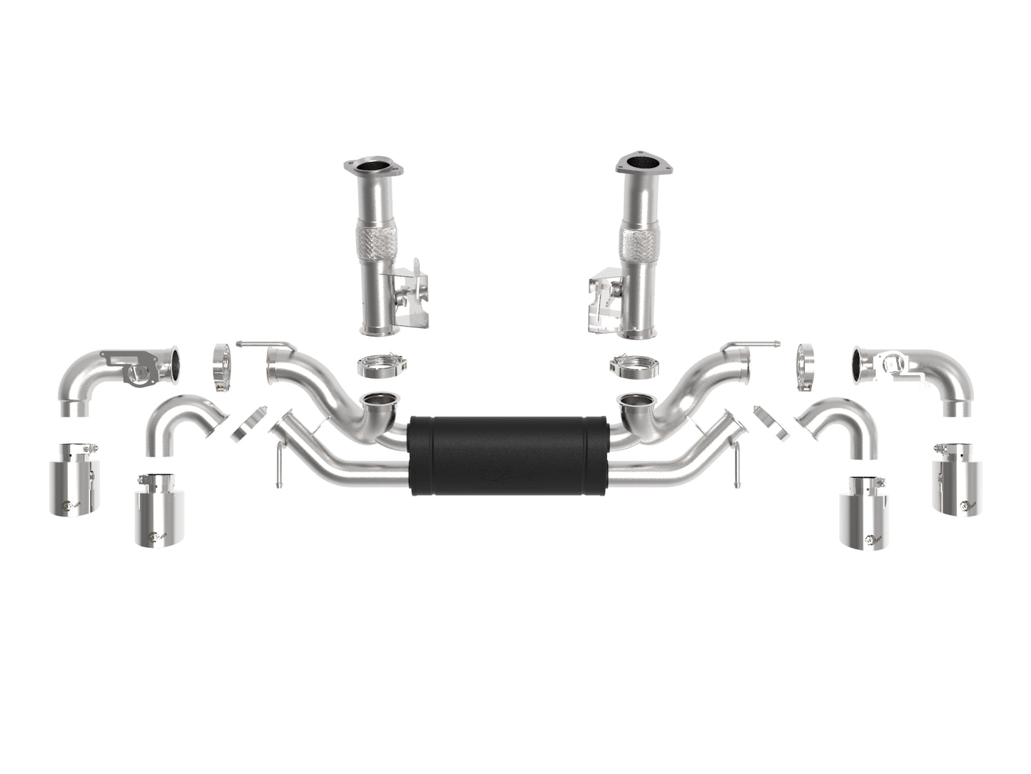 aFe MACH Force-Xp 3in to 2-1/2in SS Cat-Back Exhaust | C8 Corvette (20) (49-34124-P)