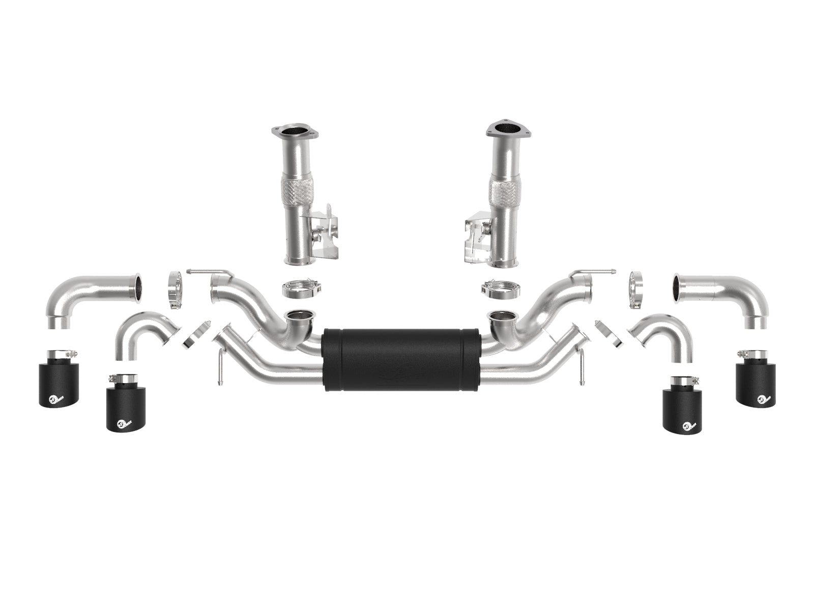 aFe MACH Force-Xp 2.5in SS Cat-Back Exhaust | C8 Corvette (20) (49-34127-B)