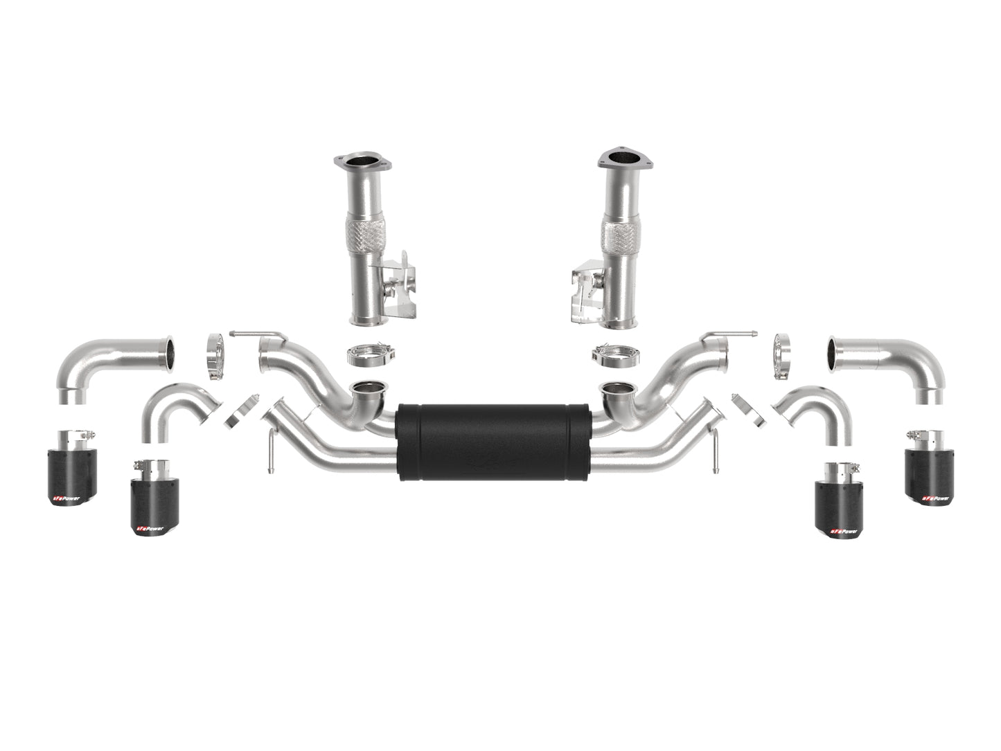 aFe MACH Force-Xp 3in to 2-1/2in SS Cat-Back Exhaust | C8 Corvette (20) (49-34127-C)