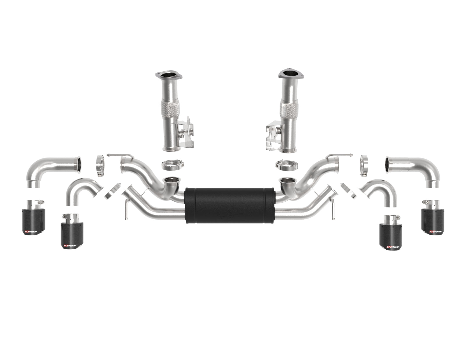 aFe MACH Force-Xp 3in to 2-1/2in SS Cat-Back Exhaust | C8 Corvette (20) (49-34127-C)