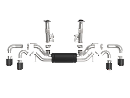 aFe MACH Force-Xp 3in to 2-1/2in SS Cat-Back Exhaust | C8 Corvette (20) (49-34127-C)