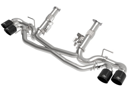aFe MACH Force-Xp 3in to 2-1/2in 304 SS Cat-Back Exhaust | Chevy C8 (20-25) (49-34127NM-B)