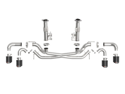 aFe MACH Force-Xp 3in to 2.5in SS Cat-Back Exhaust | Chevy Corvette C8 (20-25) (49-34127NM-C)