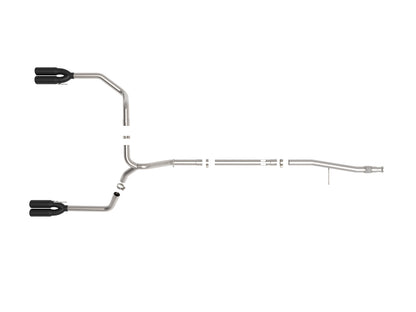 aFe Vulcan 3in SS DPF-Back Exhaust | GM Trucks 19-26 (49-34130-B)